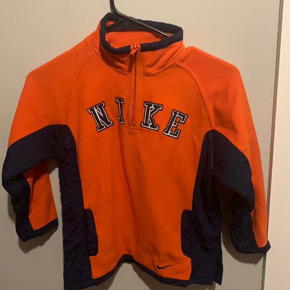 Orange and blue Nike sweater size 7